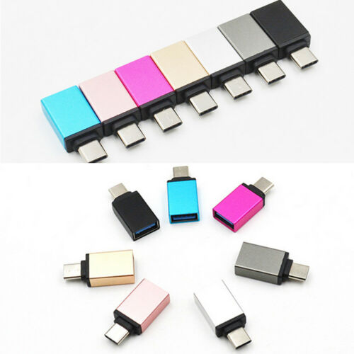 type-c til usb adapter omformer metall usb 3.0 hun til usb 3.1 type c hann synkroniseringsdatakonverter usb-c otg adapter 20 a 16
