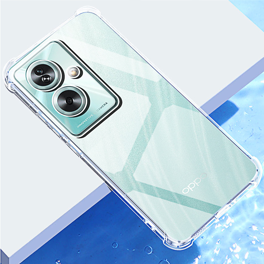 Coque de téléphone antichoc pour Oppo A79 A98 5G A78 A58 A38 A18 4G A53 A53s A52 A72 A17, coque arrière transparente en Silicone souple TPU