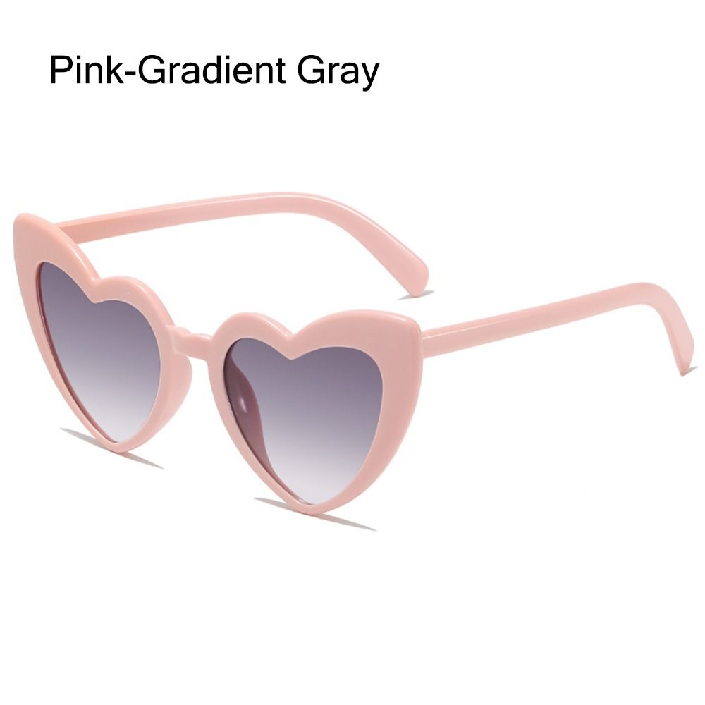 Gafas de sol en forma de corazón, gafas de sol Vintage irregulares con forma de corazón rosa, gafas de sol de para disparar en la calle para mujer, protección UV: YELLOW