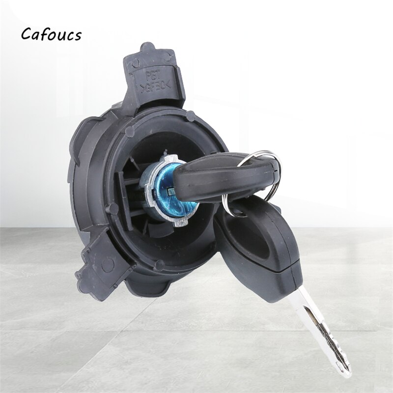Fuel Tank Inner Cover Lock With Two Keys For Peugeot 206 207 For Citroen C2 Fuel tank Lock Outer cover Car Oil Tank Cap 1508H2