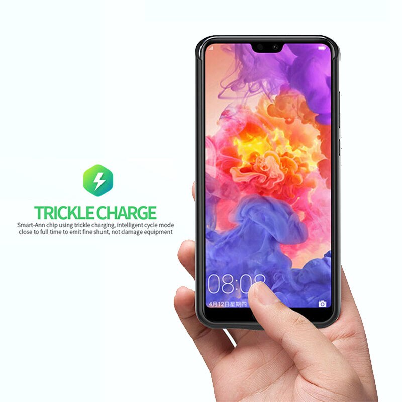 6800mah ładowarka Obudowa dla Huawei P20 Lite Obudowa utworzyć kopię zapasową ładowarka przypadki telefonów PowerBank Obudowa dla Huawei P 20 Lite Nova 3E