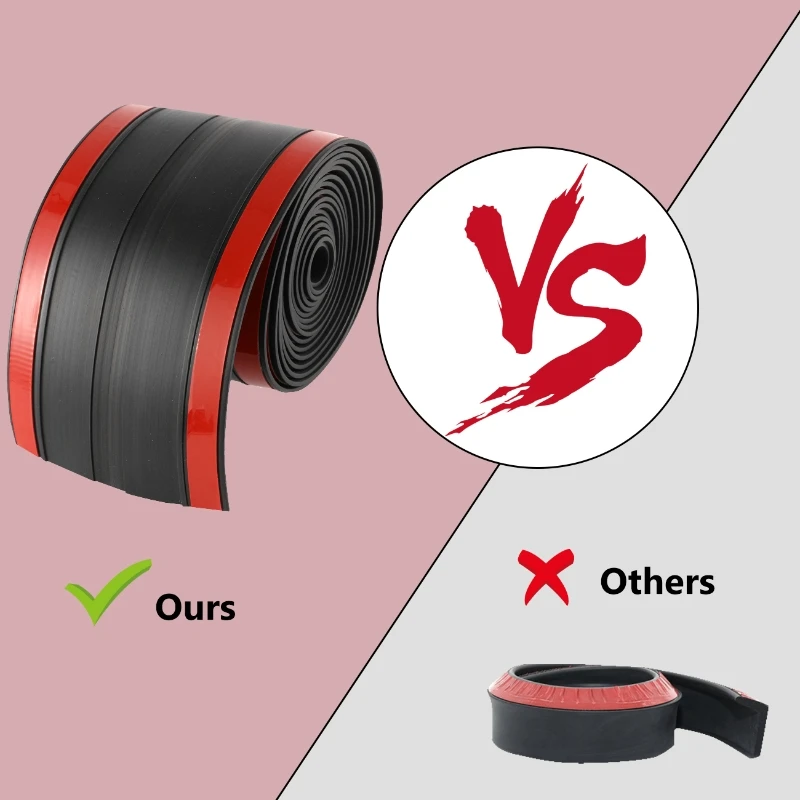 11cm Width 340cm Length Universal Rubber Truck Bed Tail gate Gap Cover Filler Strip Pickup Tail Gate Trunk Gap Sealing Strip