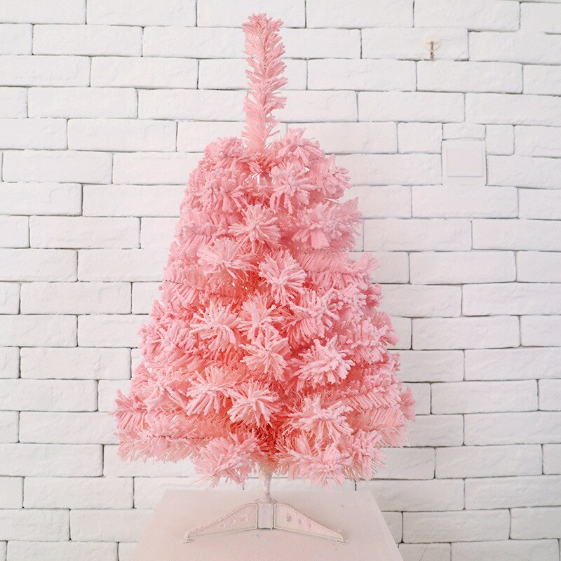 Christmas Pin Tiffany Blue Christmas Tree Pink 0.6m Naked Tree Family Christmas Tree Party Decoration Set