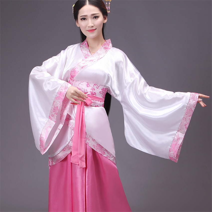 4 farbe Traditionelle Chinesische Kleidung Alte tanzen Kostüm Hanfu für Frauen Festival Outfit Frau Leistung Kostümich Kleid