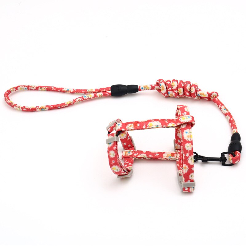 Japanese style cat harness traction rope chest harness for walking cat rope gatos chain cat accessories arnes gato kitten collar