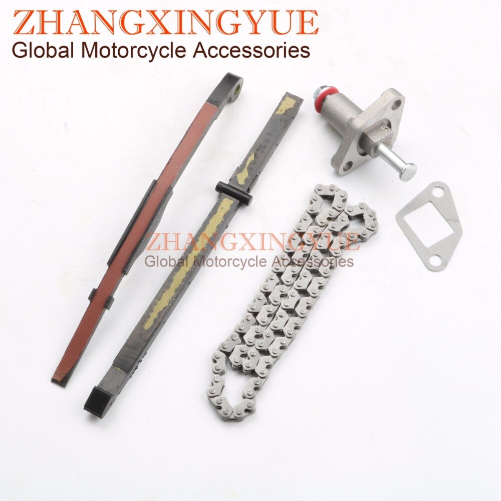 Kits de tensores de cadena de levas, cadena de levas guía de goma para Gy6 50cc 80cc 100cc 139QMB 139QMA