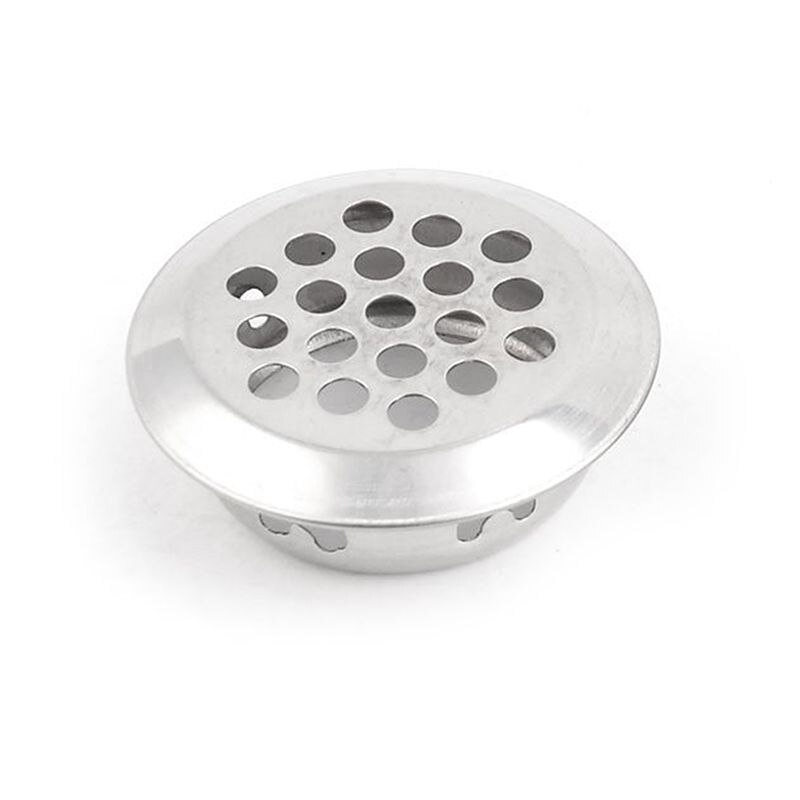 Rvs keuken badkamer ronde gaas gootsteen zeef filter 5 stuks zilverkleurig