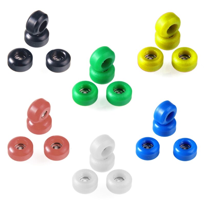 Juego de ruedas de rodamiento CNC para diapasón de madera, unids/set Juego de 4, de poliuretano