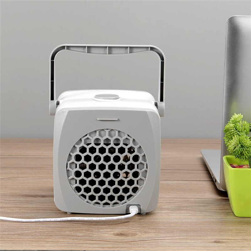 Mini Portable Air Conditioner USB Air Cooler Fan Conditioner Humidifier Cooling Room Air Cooling Desktop Fan For Home Desk Space