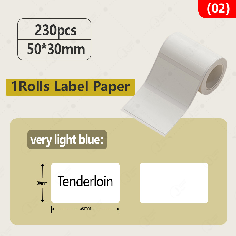 Niimbot B1 B21 Vriezer Label Papier Sticker Rollen Kleurrijk voor Keuken Koelkast Gebruik Bestand tegen lage temperaturen Waterdicht -18 °: WHITE