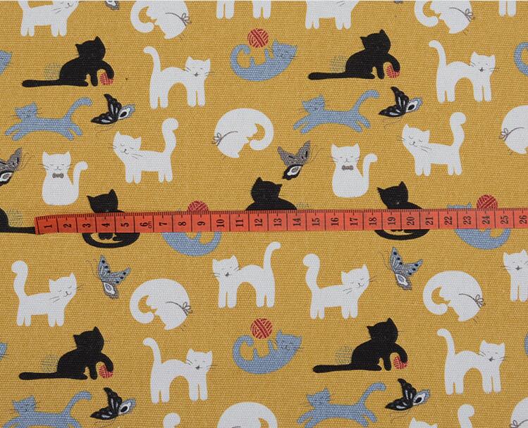 Tissu de coupe en coton 13 couleurs Shiba | Chiens inu chats chanceux, toile imprimée, tissu en coton, accessoires bricolage 1 mètre 0.914: 11