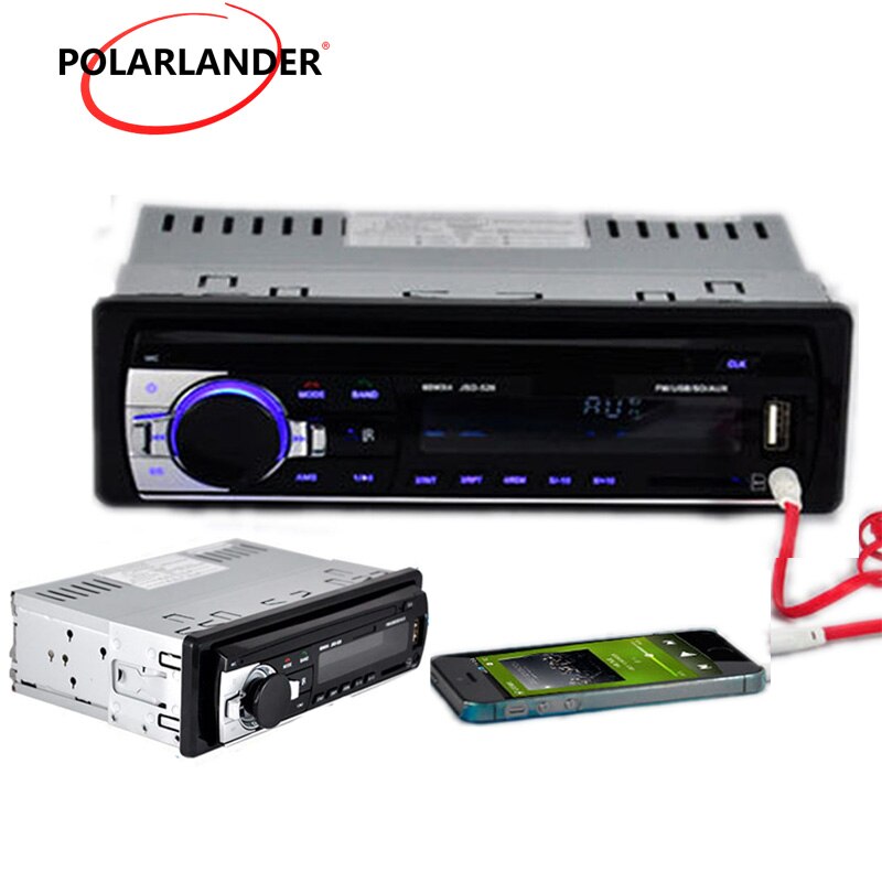 Car Radio MP3 Player 4" Digital HD Screen Audio Car Radio Auto1Din MP3/WMA/WAV Radio 5V Cellphone Charger Car Audio Stereo