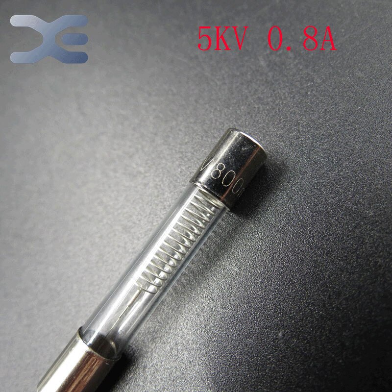 Lote de piezas de horno microondas Magnetron Onderdelen, componentes electrónicos, fusible de alta tensión, 5KV, 0,8, accesorios para horno de AMicrowave, 10 Uds.
