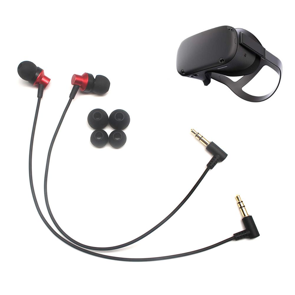 VR accessories For Oculus Quest VR Gaming Headset Headphones Immersive Comfortable Earphone Deep Bass Earbuds For Oculus Quest