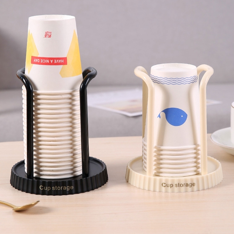 Küche Papier Tasse Halter Einweg Tassen Picker Multifunktionale Desktop Tasse Lagerung Rack Haushalt Kaffee Tasse Halter für Hause