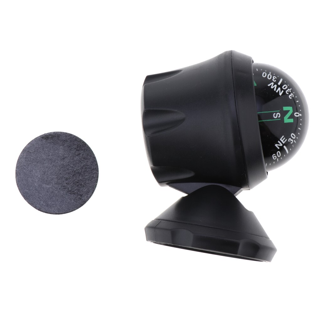 ABS Car Compass Auto Navigation Show Direction Guide Ball Dashboard Adjustable