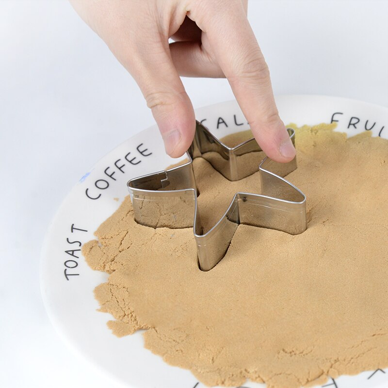 Stainless Steel Cookie Cutter Biscuits Shell Starfish Hippocampus Cookie Stamps Bakeware Biscuit Mold Mermaid Party Baking Tool
