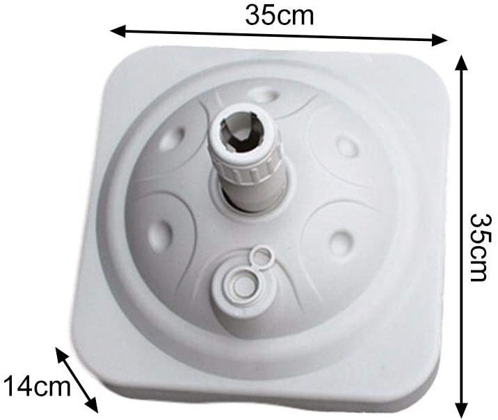 Portable Durable Outdoor Parasol Garden Umbrella Base Stand Round Patio Garden Beach Patio Umbrella Holder Sun Shelter Accessory