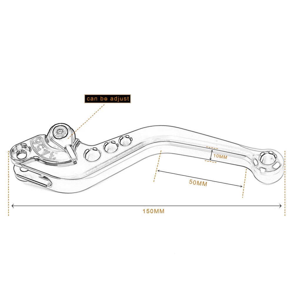 Db -12 dc-22 motorcykel bremse koblingsgreb til ducati 620 monster  / 620 mts monster  s2r 800