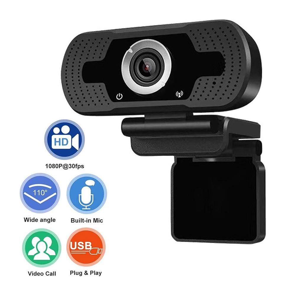 USB 2.0 HD 1080P Video Recording Camera Webcam Web Cam with Mic for PC Laptop