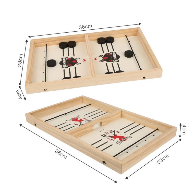 Table Hockey Game Catapult Chess Parent-child Interactive Toy Foosball Winner Games Fast Sling Puck Board Game Toys For Kids