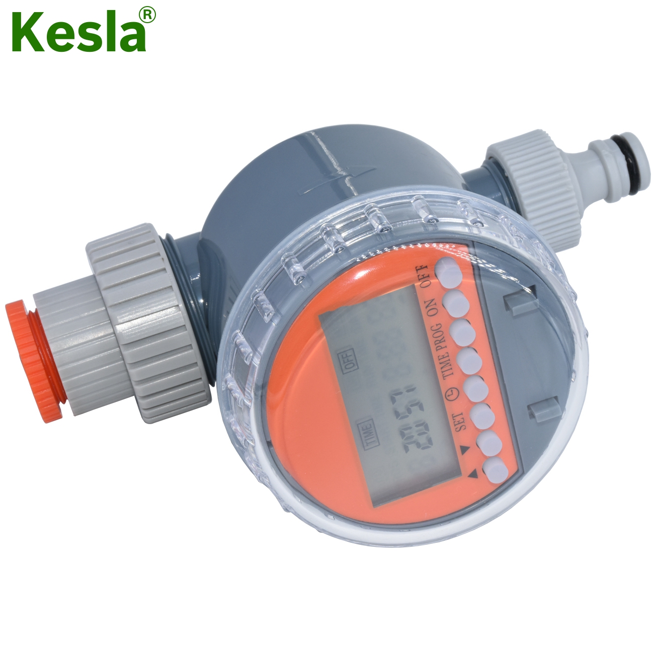 KESLA Garden Irrigation Ball Valve Water Timer LCD Automatic Electronic Irrigator Home Watering Controller System Greenhouse