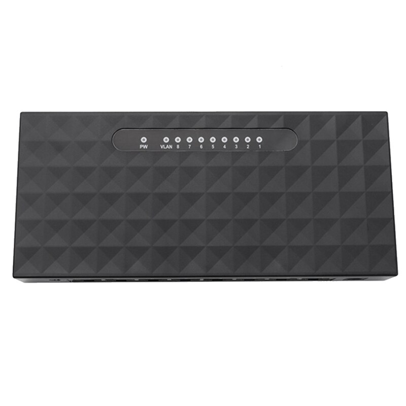 Gigabit Switch Ethernet Smart Switcher High Performance 1000Mbps Ethernet Network Switch RJ45 Hub(EU Plug)