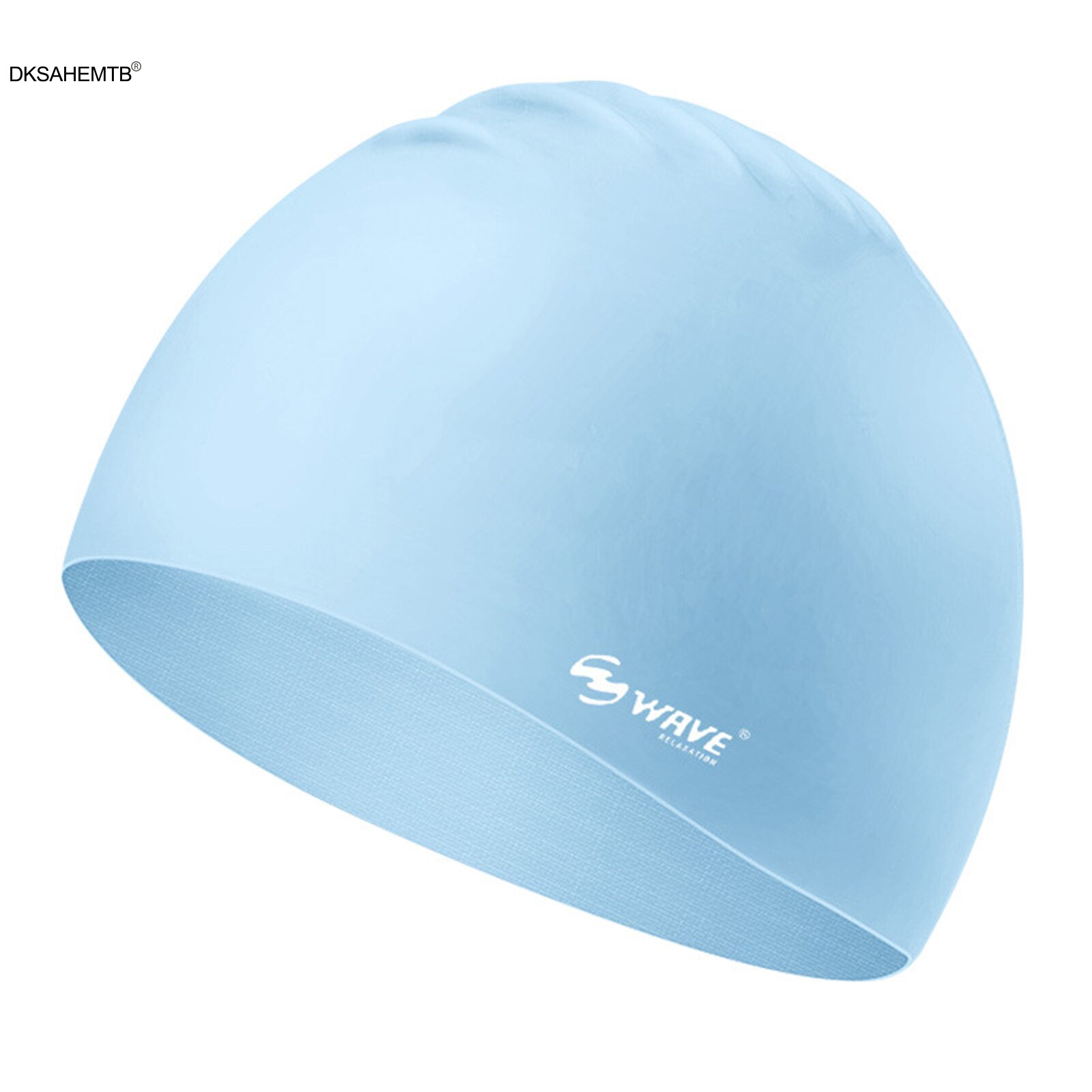 Badmuts Silicone Mannen En Vrouwen Waterdicht Plus Verdikking Lang Haar Sport Zwemmen Zwembad Cap Zwemmen Hoed Cover Voor Volwassen: C