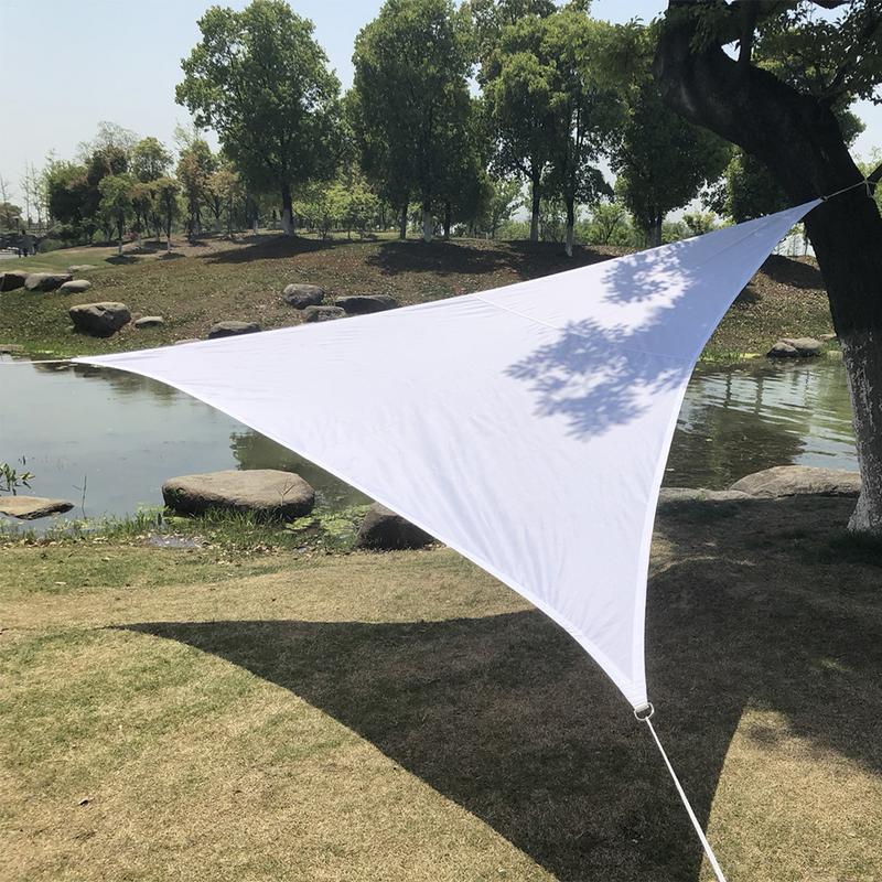 Toldo triangular de 2x2x2 metros, refugio solar, sombrilla de protección para exteriores, dosel para jardín, Patio, piscina, sombra Oxford, toldo de vela para Camping