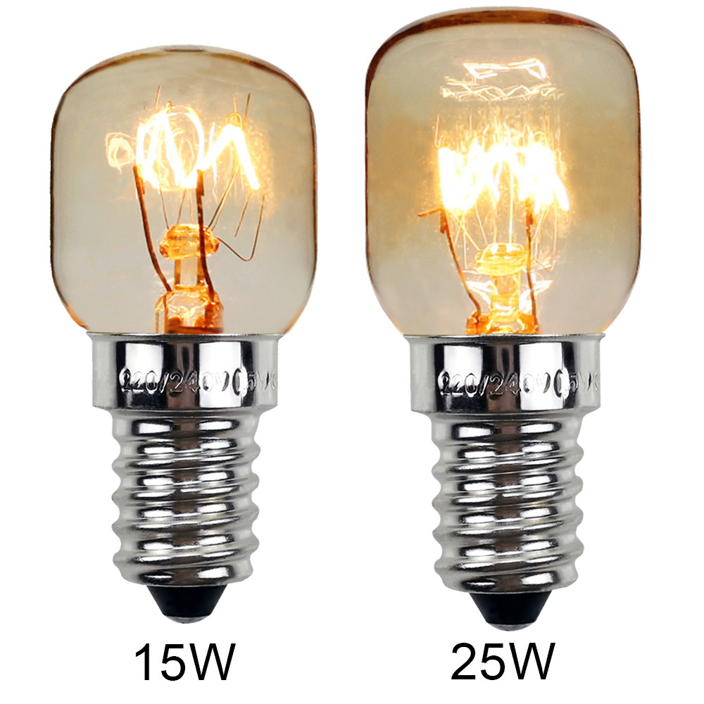 Hittebestendige Oven Licht Hete Zout Bol 15W 25W Koelkast Licht Afzuigkap Lamp E14 Zoutbol Hoge Temperatuur