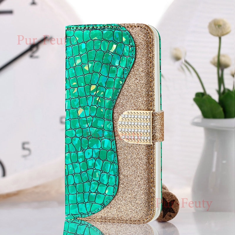 Fall für Huawei P30 Pro Huawei P30 Lite MAR LX1 L21 L23 Luxus Bling Strass Sparkle Brieftasche Flip Abdeckungen für huawei P30 P 30