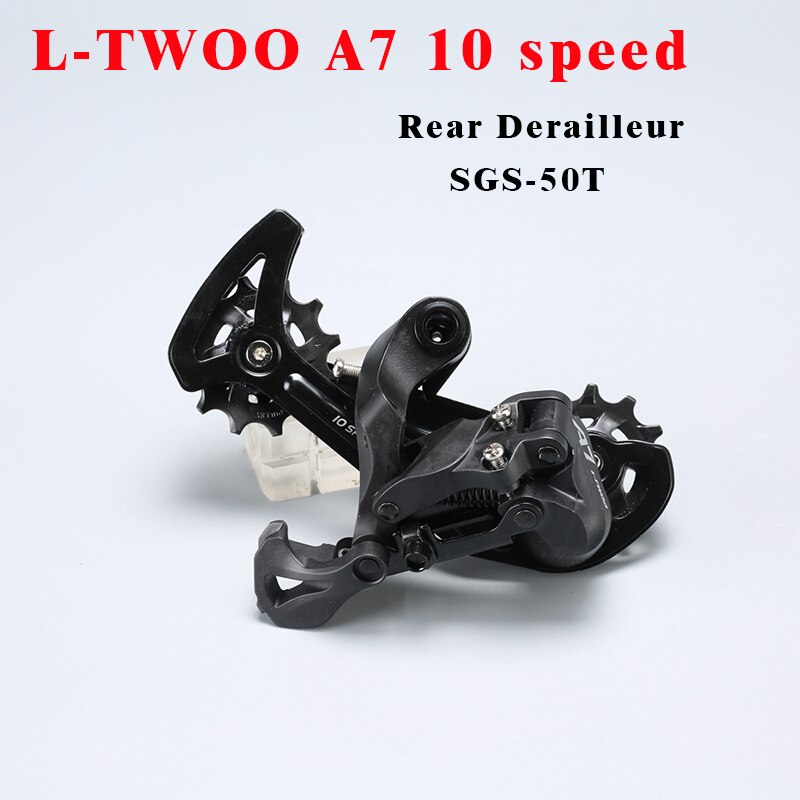 LTWOO A7 MTB 10S Groupset 10 Speed Shifter Lever Rear Derailleur RACEWORK Cassette 46 50T Silver Hollow Chain: Rear Derailleur