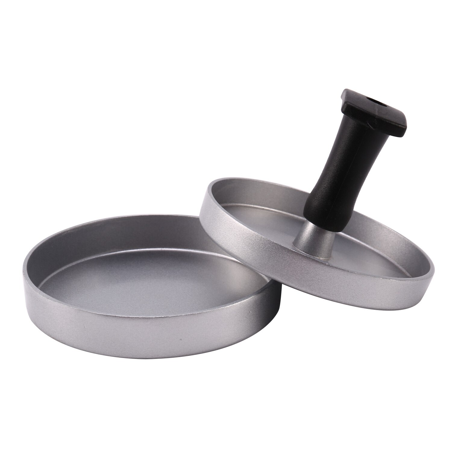 Burger Press Round Shape Patty Maker Mold Non-Stick Aluminum Meatloaf Making Mold Heavy Hamburger Press Tools