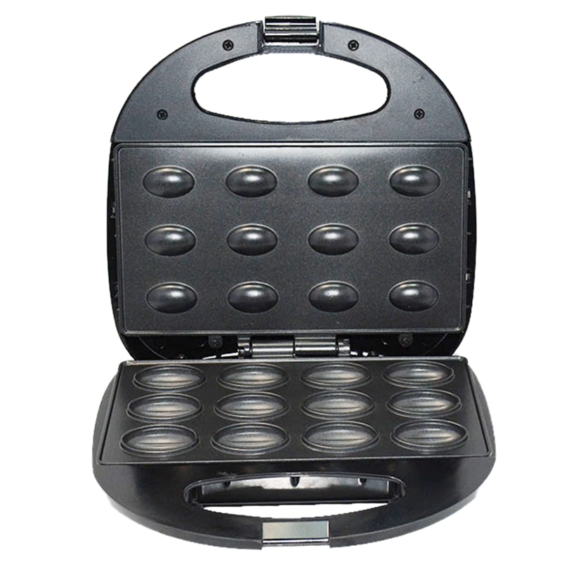 Electric Walnut Cake Maker Automatic Mini Nut Waffle Bread Machine Sandwich Iron Toaster Baking Breakfast Pan Oven EU Plug