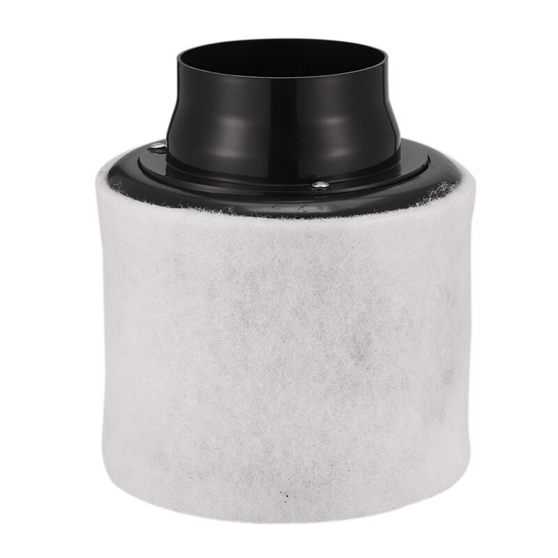 4 tums kolfilter luftrenare med förfilter för inline fläkt hydroponics grön inomhus trädgårdsskötsel odlingstält ventilation 100mm