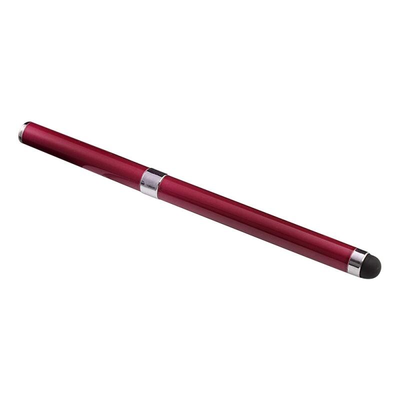 Cap With Dual-capacitance Pen Tablet Multi-function Stylus Touchscreen Pen Capacitive Screen Stylus: Red