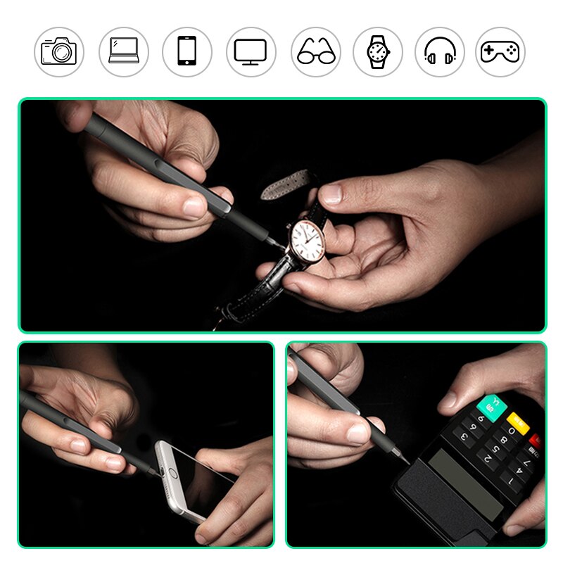 Xiaomi 63 In 1 Screwdriver Set Precision Magnetic Screw Driver Bits Torx Hex Bit Handle Mobile Phone Repair Screwdrive Kit Tools