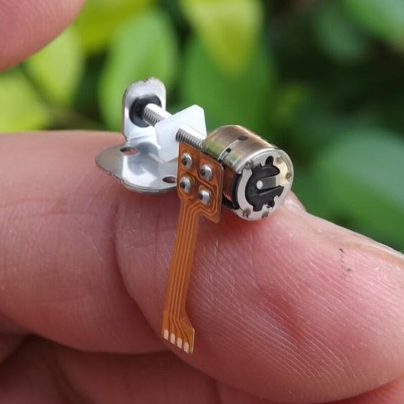 DC 3V 5V 2-Phase 4-Wire Mini 6mm Precision Stepper Motor 10mm Stroke Slider Screw Moving Block Micro Stepping Motor