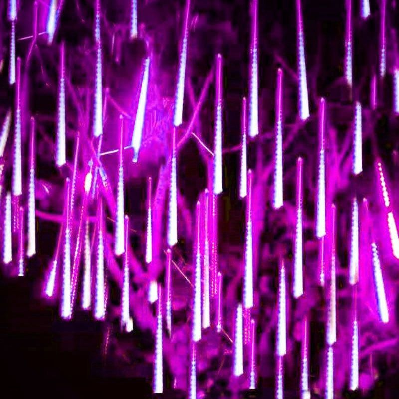 30/50CM LED Meteor Shower Rain Lights Waterproof Falling Raindrop Fairy String Light for Christmas Party Patio Decor