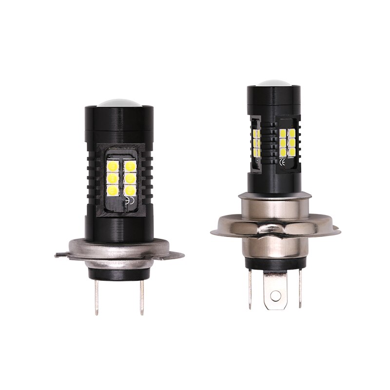 2 stücke Auto LED Lampe Foglight H4 H7 H8/H11 9005 9006 Weiß Farbe hoch Energie 21W Nebel lichter Für Auto Auto Helle Vorderseite Nebel Lampen 12V