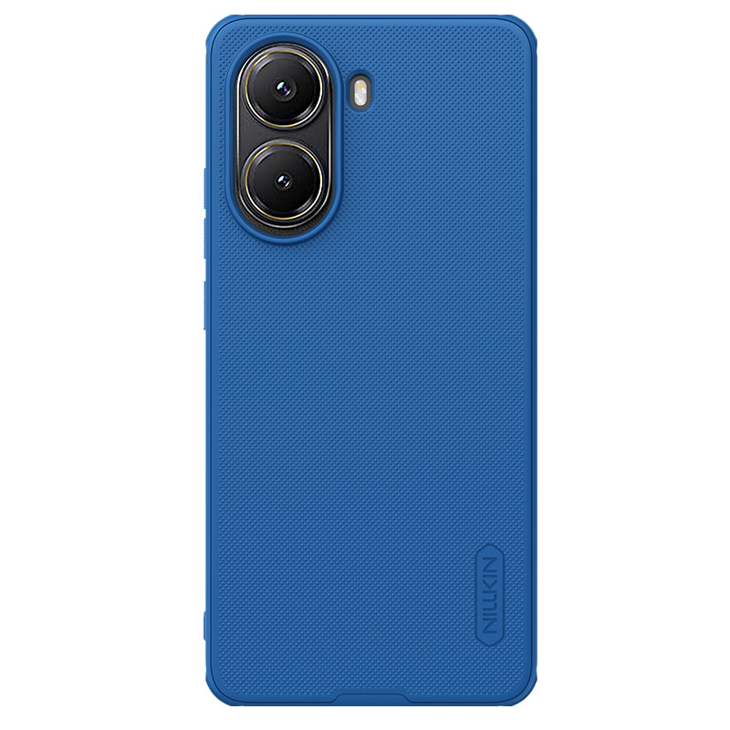Nillkin Super Frosted Shield Pro Matte Phone Case for Xiaomi Poco X7 / Poco X7 Pro, PC+TPU Anti-Scratch Protective Cover: Blue / Poco X7 Pro