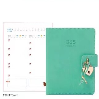 Cute Stationery Notebook 365 Planner Kawaii A5 Weekly Monthly Daily Diary Planner 2022 Notebooks or Journals School Supplies: 13