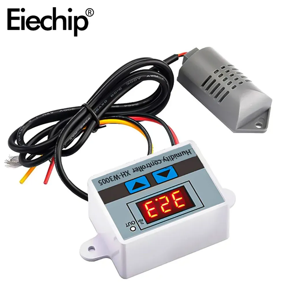 110V 220V 12V W3005 digitaler Feuchtigkeit regler Instrument Feuchtigkeit regler Hygrostat Hygrometer Sht20 Feuchtigkeit sensor