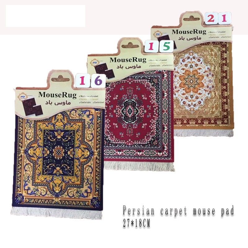 270X180MM Color Persian Carpet Mouse Pad Tea Cup Mat Table Mat Family Decoration 11 Styles