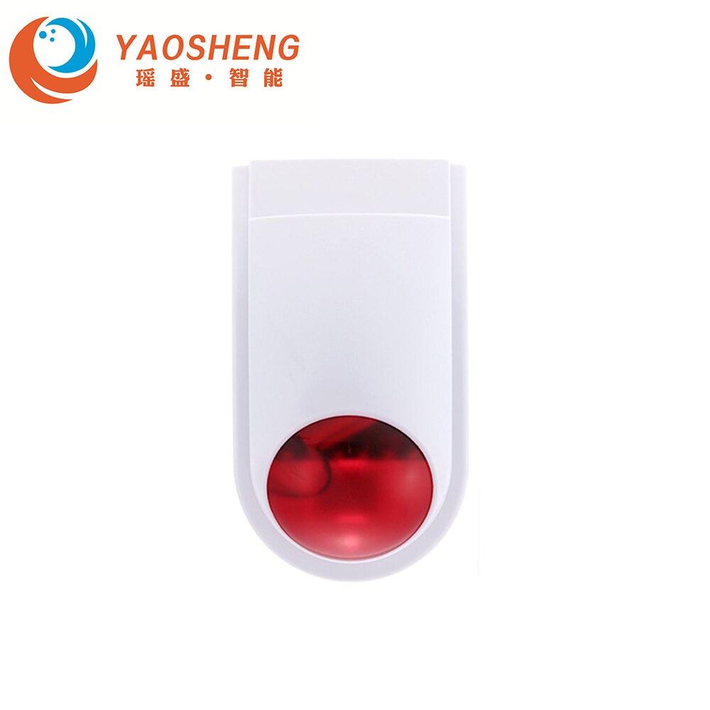 Mini Alarm Horn Strobe Sensor 433mhz Wireless Strobe Siren for GSM Standalone Hotel Home Security Alarm Panel System