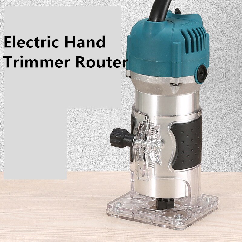 Elektryczna ręczna przycinarka frezarka do drewna frezarka do drewna z futerał do przenoszenia do obróbki drewna frezarki do drewna dłutownica moc Tools800W: D-US