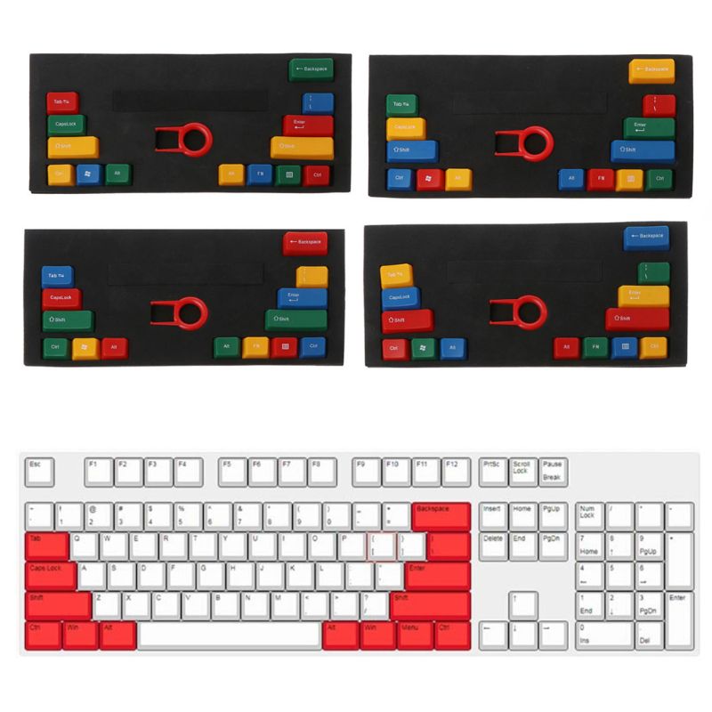 14 Keys ABS RGBY OEM Keycaps for cherry MX NOPPOO Ducky Filco Keyboard Keycap