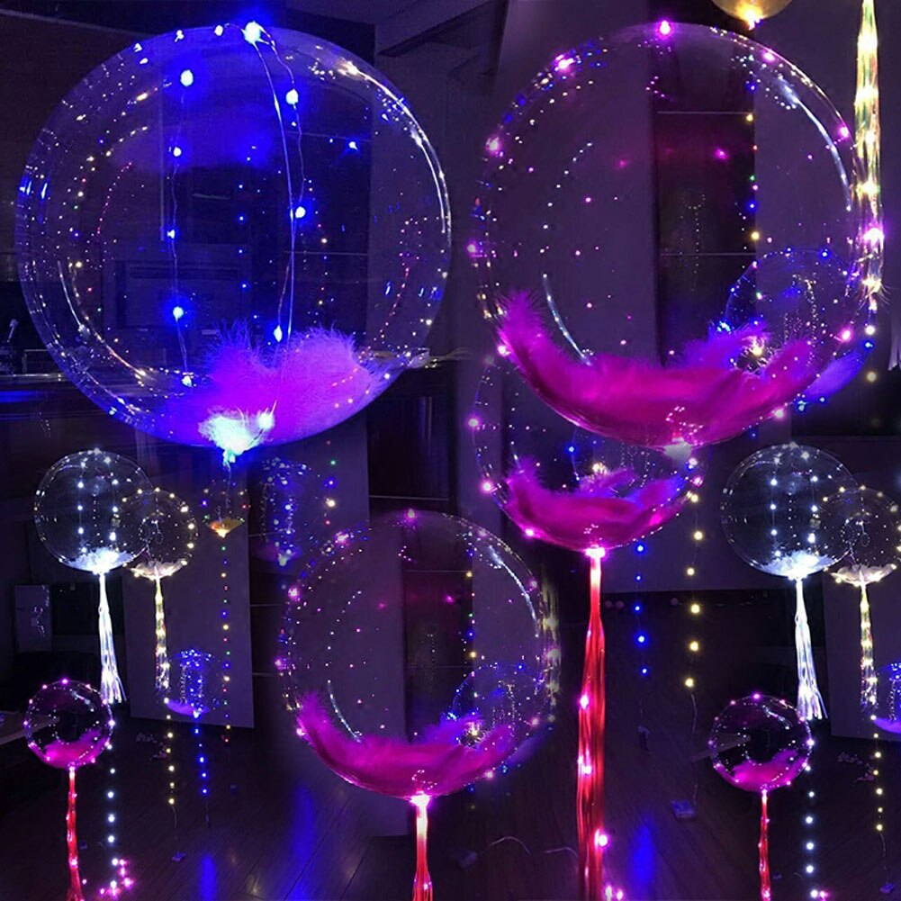 50 stk 20/24/36 tommer pvc ballon gennemsigtig bobo boble ballon bryllup fødselsdagsfest dekoration baby shower børn legetøj
