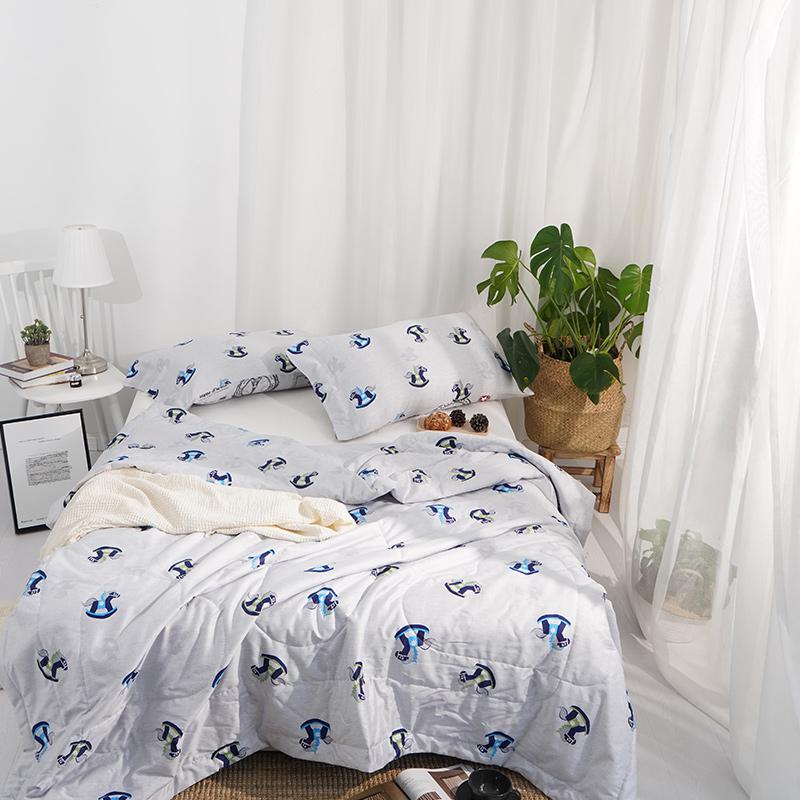 London Bridge Eiffeltoren print Ultra Zachte Katoenen Dekbed Dekbed Beddengoed Comfortabel Ademend Bed Cover Queen size: Only 2Pcs Pillowcase / Color 9