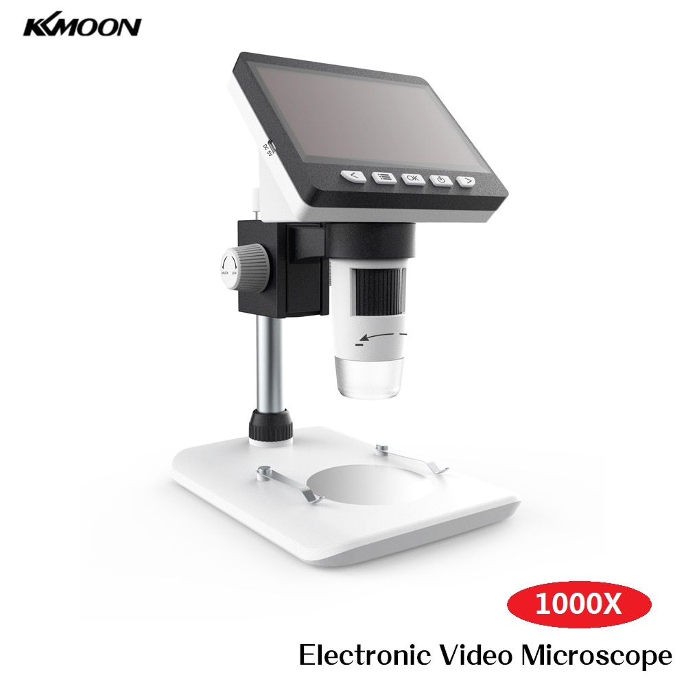1000X 4.3 "1080P 8 Leds Usb Microscoop Digitale Elektronische Microscoop Ondersteuning Voor Solderen Camera Met Batterij Digitale Magnifie